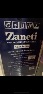 کولر گازی زانتی 24000 دیواری سرد و گرم ZANETI ZMSA-24HO1RAFB - Image 2