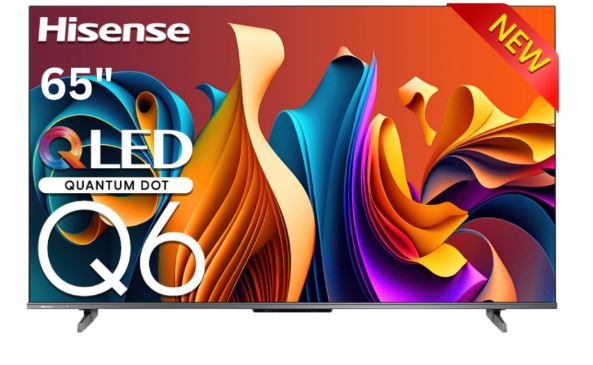 تلویزیون 65 اینچ هایسنس 120 هرتز 2024 مدل Q6N